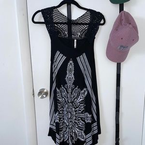 India Boutique Black Bandana Dress